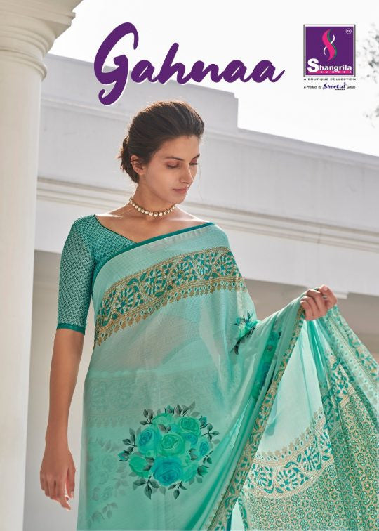 Shangrila Gahnaa Fancy Saree Catalog Collection