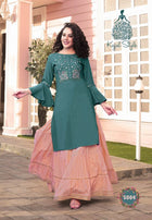 Kajal Style Fashion Label Vol-5 Kurti With Bottom Catalog