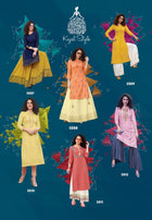 Kajal Style Fashion Label Vol-5 Kurti With Bottom Catalog