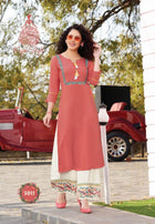 Kajal Style Fashion Label Vol-5 Kurti With Bottom Catalog
