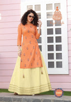 Kajal Style Fashion Label Vol-5 Kurti With Bottom Catalog