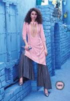 Kajal Style Fashion Label Vol-5 Kurti With Bottom Catalog