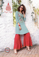 Kajal Style Fashion Label Vol-5 Kurti With Bottom Catalog