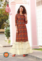 Kajal Style Fashion Label Vol-5 Kurti With Bottom Catalog