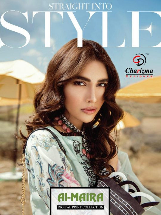 Charizma Designer Al Maira Jam Cotton Pakistani Suits Catalog