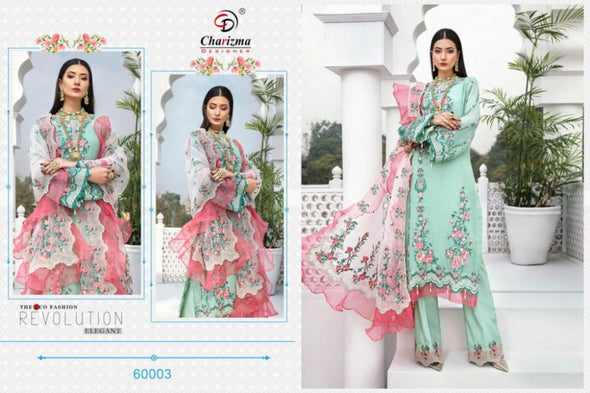 Charizma Designer Elham Pakistani Style Salwar Kameez Catalog