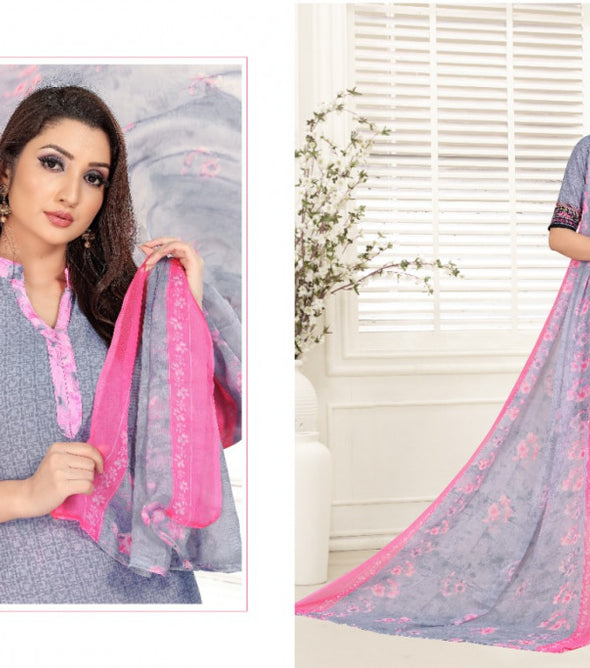 Chilly Leon Crape Dress Material Catalog