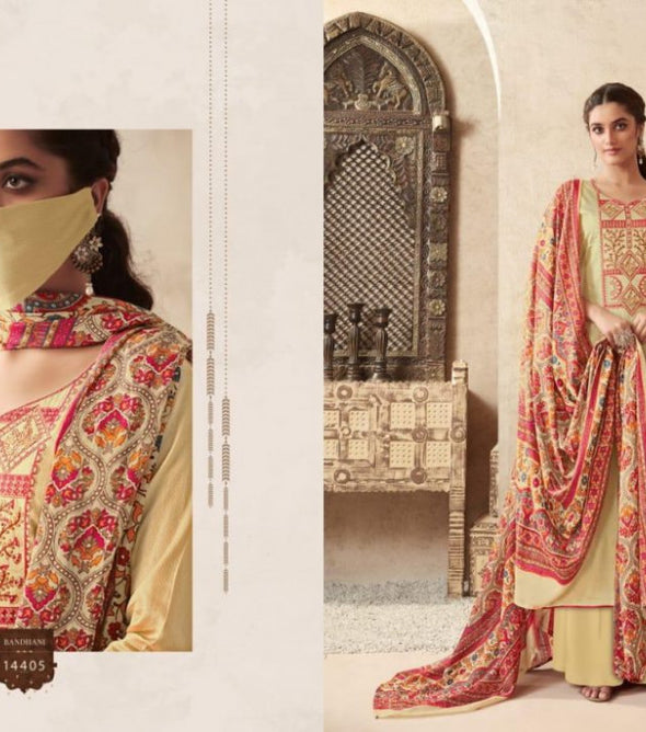 Tanishk Fashion Alifa Vol-2 Jam Satin Plazzo Style Suits Catalog