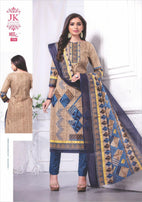 JK Heena Vol-17 Printed Cotton Dress Material Catalog