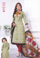 JK Heena Vol-17 Printed Cotton Dress Material Catalog