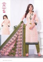 JK Heena Vol-17 Printed Cotton Dress Material Catalog