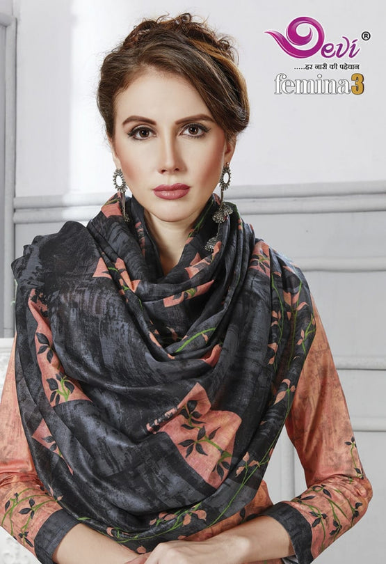 Devi Femina Vol-3 Printed Cotton Dress Material Catalog