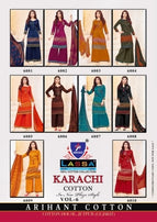 Arihant Lassa Karachi Cotton Vol-6 Dress Material Catalog
