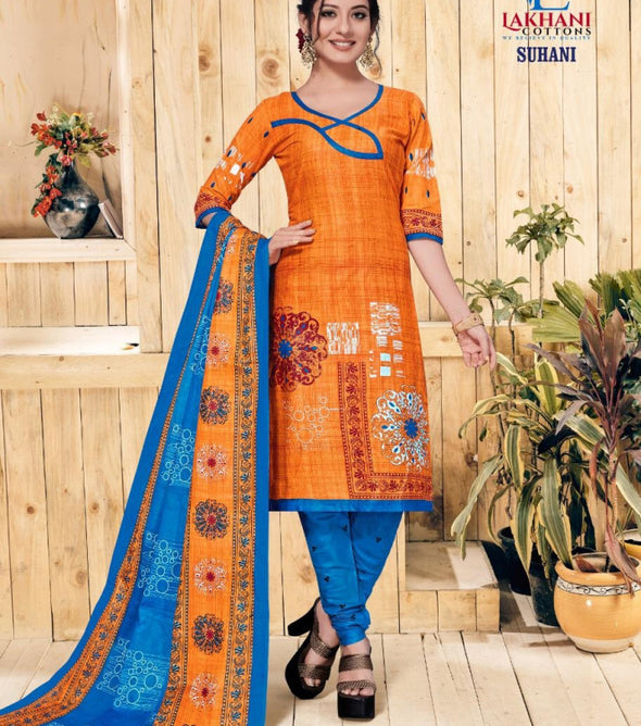 Lakhani Suhani Vol-5 Printed Cotton Dress Material Catalog