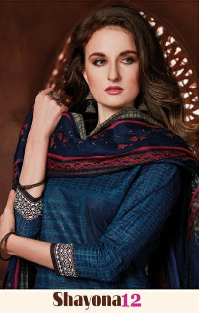 Devi Shayona Vol-12 Printed Cotton Dress Material Catalog