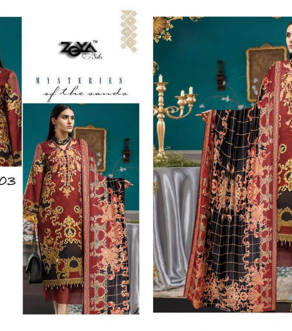 Zoya Suits Mumtaz Silk Vol-1 Paksitani Style Silk Dress Material Catalog