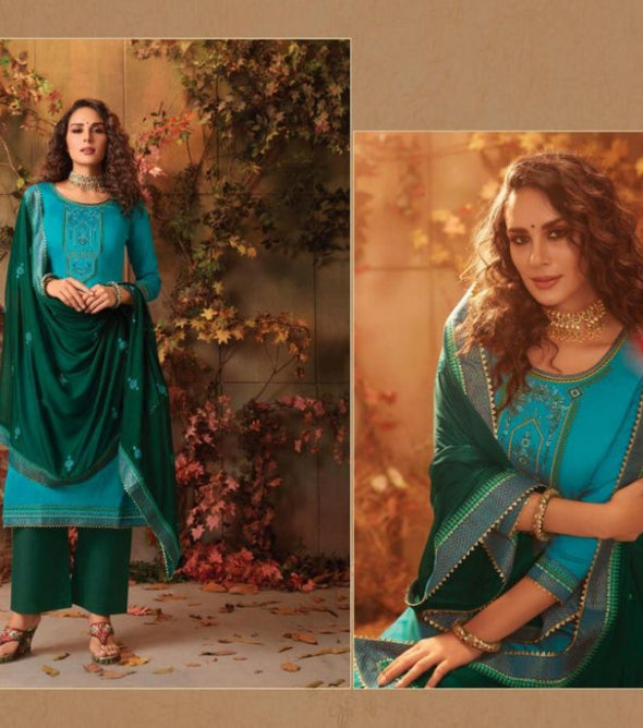Kessi Ramaiya Delight Straight Jam Silk Suits Catalog