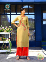 Aradhna Fashion Girl Vol-2 Heavy Rayon Kurti With Plazzo Catalog