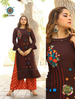 Aradhna Fashion Girl Vol-2 Heavy Rayon Kurti With Plazzo Catalog
