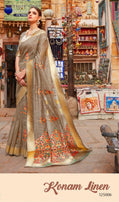 Rajtex Konam Linen Saree Catalog Collection