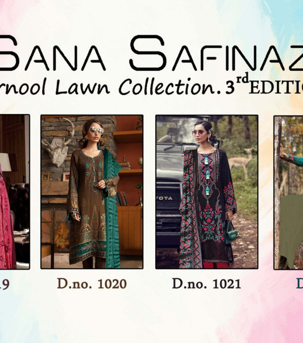 Sana Safinaz Kurnool Lawn Collection 3rd Edition Pure Lawn Suits Catalog