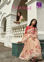 Shangrila Raaga Vol-2 Pure Linen Saree Catalog Collection