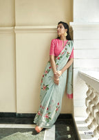 Shangrila Raaga Vol-2 Pure Linen Saree Catalog Collection