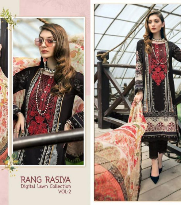 Shree Fabs Rang Rasiya Digital Lawn Collection Vol-2 Pakistani Style Catalog