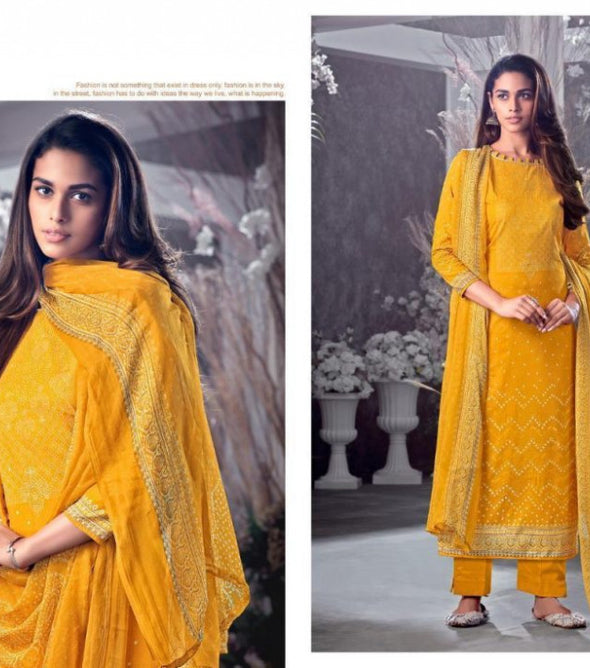 Tanishk Fashion Bandhej Lawn Cotton Salwar Suits Catalog