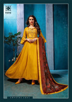Kiana Crystal Rayon Cotton Gown Type Fancy Kurti Catalog