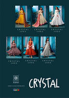 Kiana Crystal Rayon Cotton Gown Type Fancy Kurti Catalog