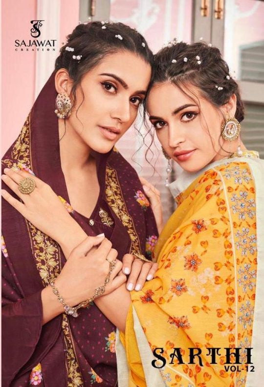 Sajawat Creation Sarthi Vol-12 Readymade Salwar Kameez Catalog