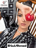 Charizma Designer Gul Ahmed Black and White For Muharram Festival Suits Catalog