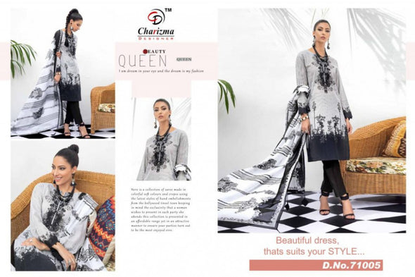 Charizma Designer Gul Ahmed Black and White For Muharram Festival Suits Catalog