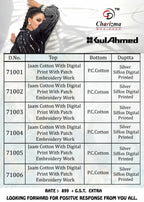 Charizma Designer Gul Ahmed Black and White For Muharram Festival Suits Catalog