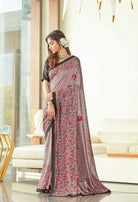 Shangrila Swaroski Vol-3 Heavy Georgette Print With Swaroski Work Saree Catalog