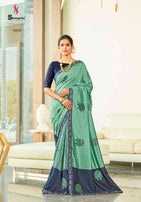 Shangrila Swaroski Vol-3 Heavy Georgette Print With Swaroski Work Saree Catalog