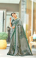Shangrila Swaroski Vol-3 Heavy Georgette Print With Swaroski Work Saree Catalog