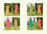 Kessi Rangoon Light Line Fancy Lining Silk With Work Kurtis Catalog