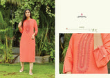 Kessi Rangoon Light Line Fancy Lining Silk With Work Kurtis Catalog