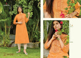 Kessi Rangoon Light Line Fancy Lining Silk With Work Kurtis Catalog