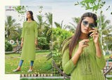 Kessi Rangoon Light Line Fancy Lining Silk With Work Kurtis Catalog