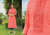 Kessi Rangoon Light Line Fancy Lining Silk With Work Kurtis Catalog