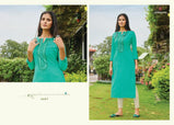 Kessi Rangoon Light Line Fancy Lining Silk With Work Kurtis Catalog