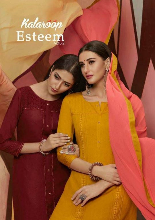 Kessi Kalaroop Esteem Vol-2 Readymade Salwar Suits Catalog