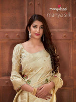 Manjubaa Manya Silk Saree Catalog Collection