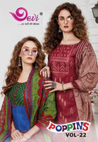 Devi Prints Poppins Vol-22 Cotton Printed Suits Catalog