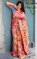 Manjubaa Moukthika Silk Saree Catalog Collection