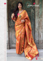 Manjubaa Moukthika Silk Saree Catalog Collection