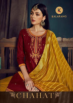 Kessi Kalarang Chahat Jam cotton Plazzo Style Suits Catalog
